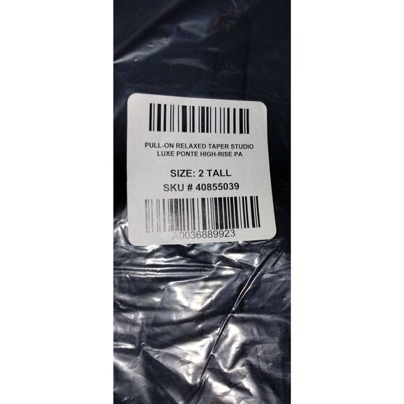 Torrid Pull-On Relaxed Taper Studio Luxe Ponte High-Rise Pants 2X -Tall - Picture 4 of 5